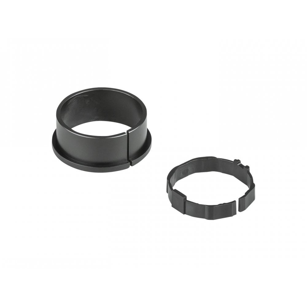 Bontrager Line Elite dropper seatpost bushing kit in black, Trek components for dropper seatpost replacement, one size.