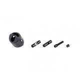 Black Bontrager RSL 27.2 seatpost saddle clamp barrel assembly for bike components, shown in close-up detail.