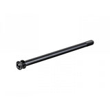 Black Trek ABP DH rear thru axle bolt for bicycle rear wheel suspension upgrade, component replacement for Trek mountain bikes.