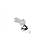 Black Bontrager Blendr MTB Ion light mount for bikes, compatible with Blendr stems and bases, designed for secure LED light attachment.