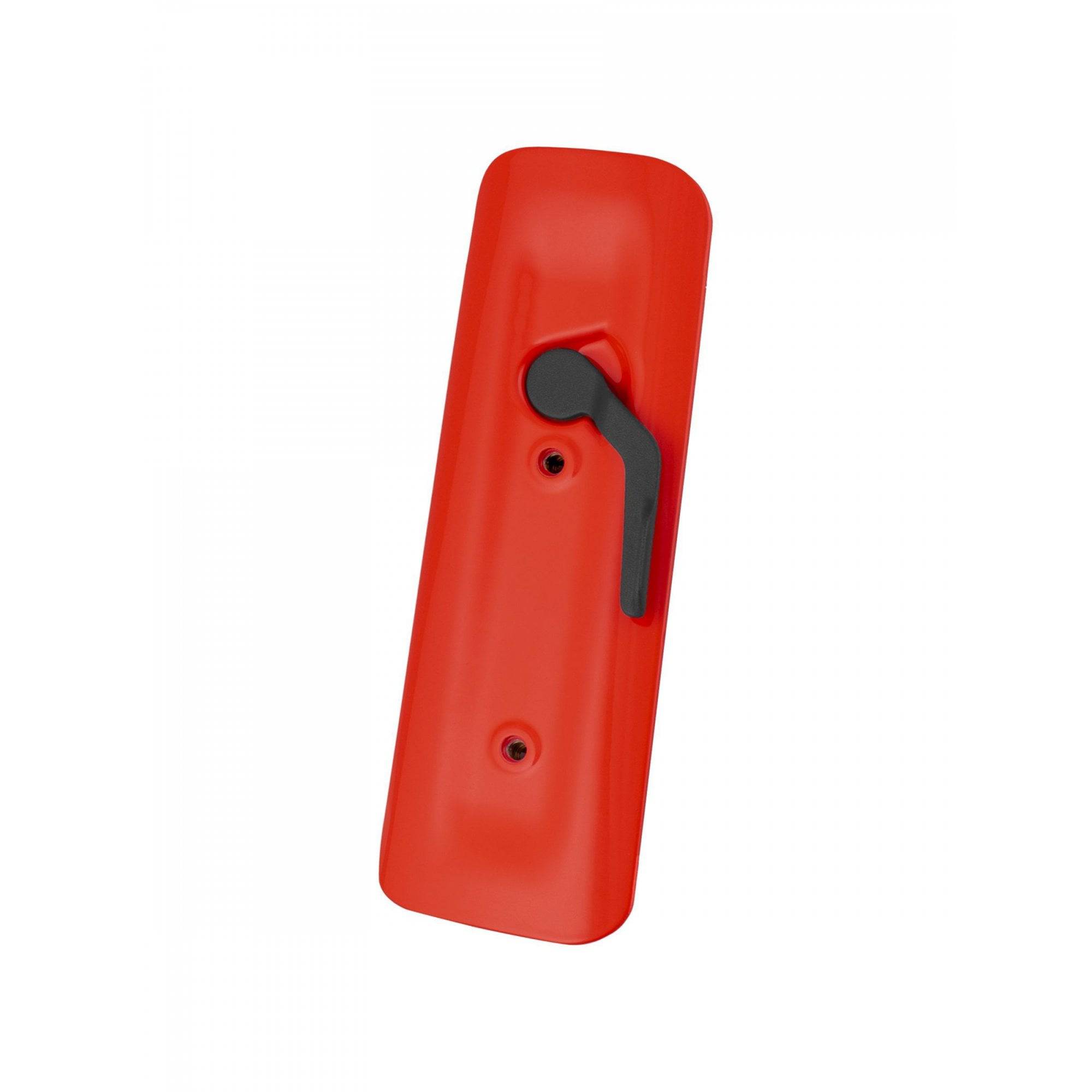Trek 2022 Checkpoint SL downtube storage cover in radioactive red and blue for bike protection and component accessory.