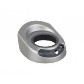 Trek Checkpoint SL5 satin mercury headset cover and headtube protector for bike components, showcasing sleek design and fitting detail.