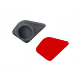 Trek 2022 Checkpoint SL IsoSpeed seat tube cover in Radioactive Red and Nautical Navy for bike components.
