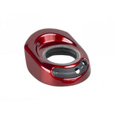 Trek 2022 Checkpoint SL crimson and black bike headset cover on headtube protector for bike components.