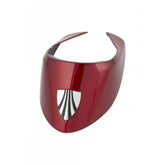 Trek Domane SL 5 Rage Red headtube brow cover, a protective bike component accessory with a sleek red finish.