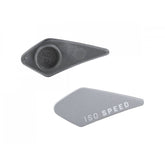 Trek 2022 Domane SL rear IsoSpeed cover and quick-release seat tube protector, silver component for bike performance.