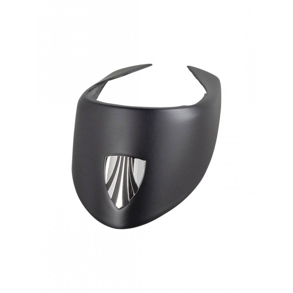 Trek 2022 Domane SL satin black headtube brow cover, a bike component accessory for protecting the headtube area.