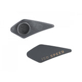 Trek 2022 Domane SL rear IsoSpeed seat tube cover in black, genuine bike component for enhanced comfort and performance.