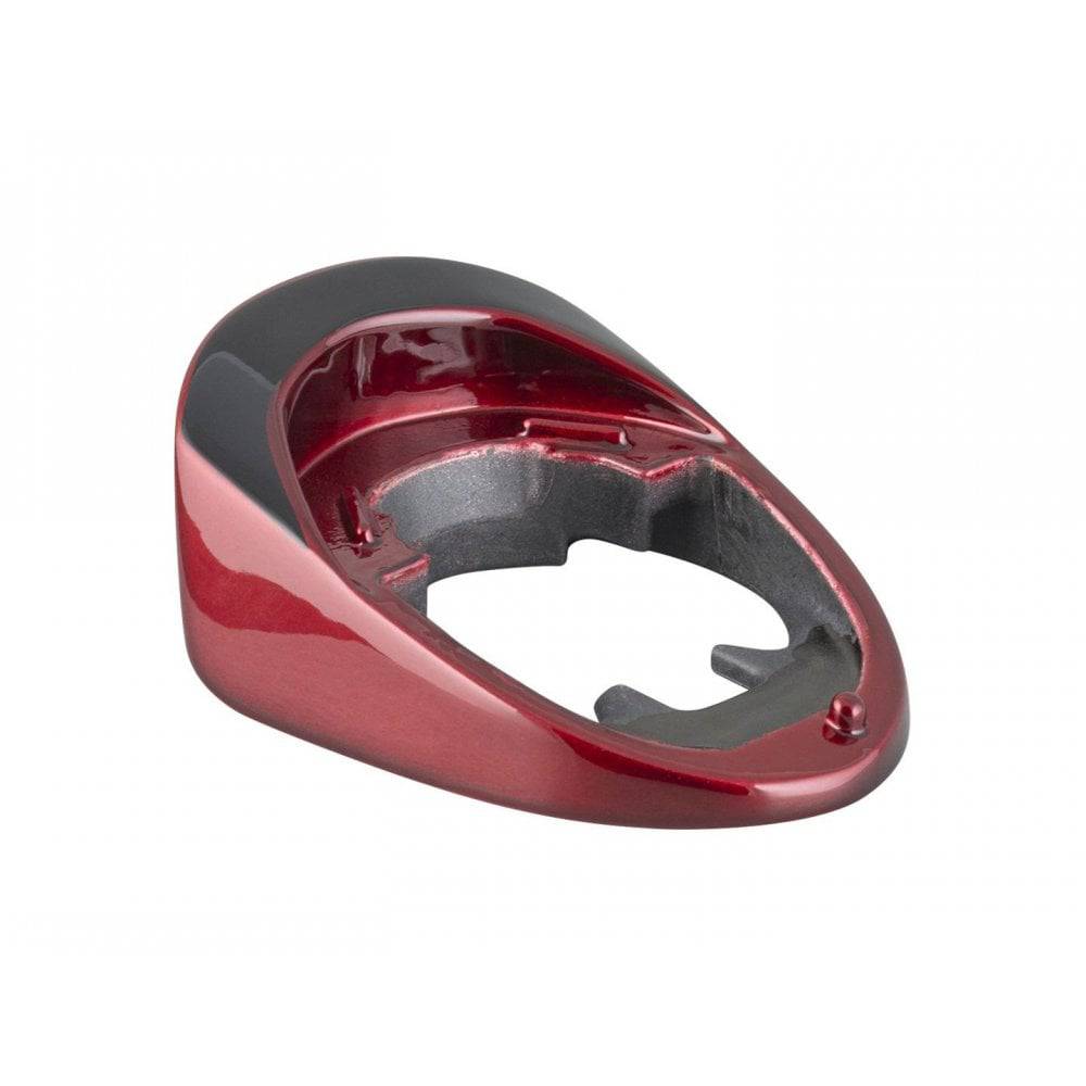 Trek 2022 Emonda SL6 crimson headset cover and headtube guard for bike components, protecting the bike's head tube area.