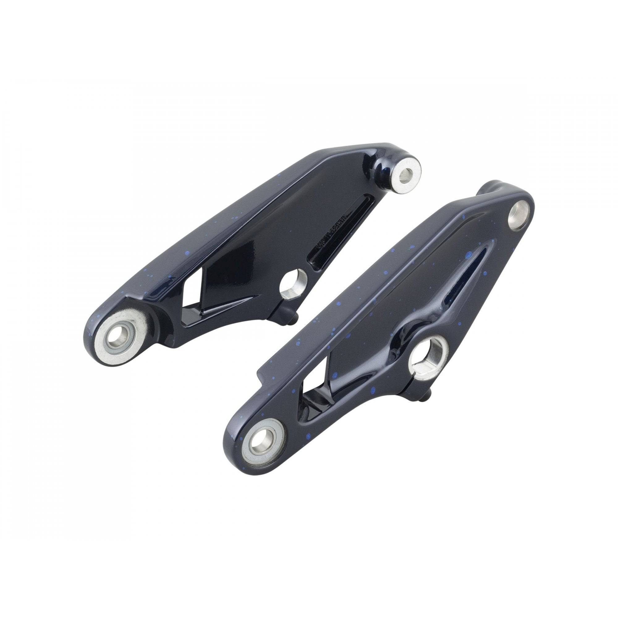 Trek 2022 Session 29 Rocker Link in Deep Dark Blue suspension upgrade component, showing close-up of the bike part.