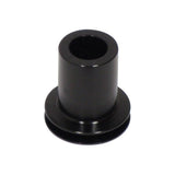 Black Bontrager DT240 12mm non-drive axle end cap for 142/148mm OLD front and rear hubs, shown on a bicycle component.
