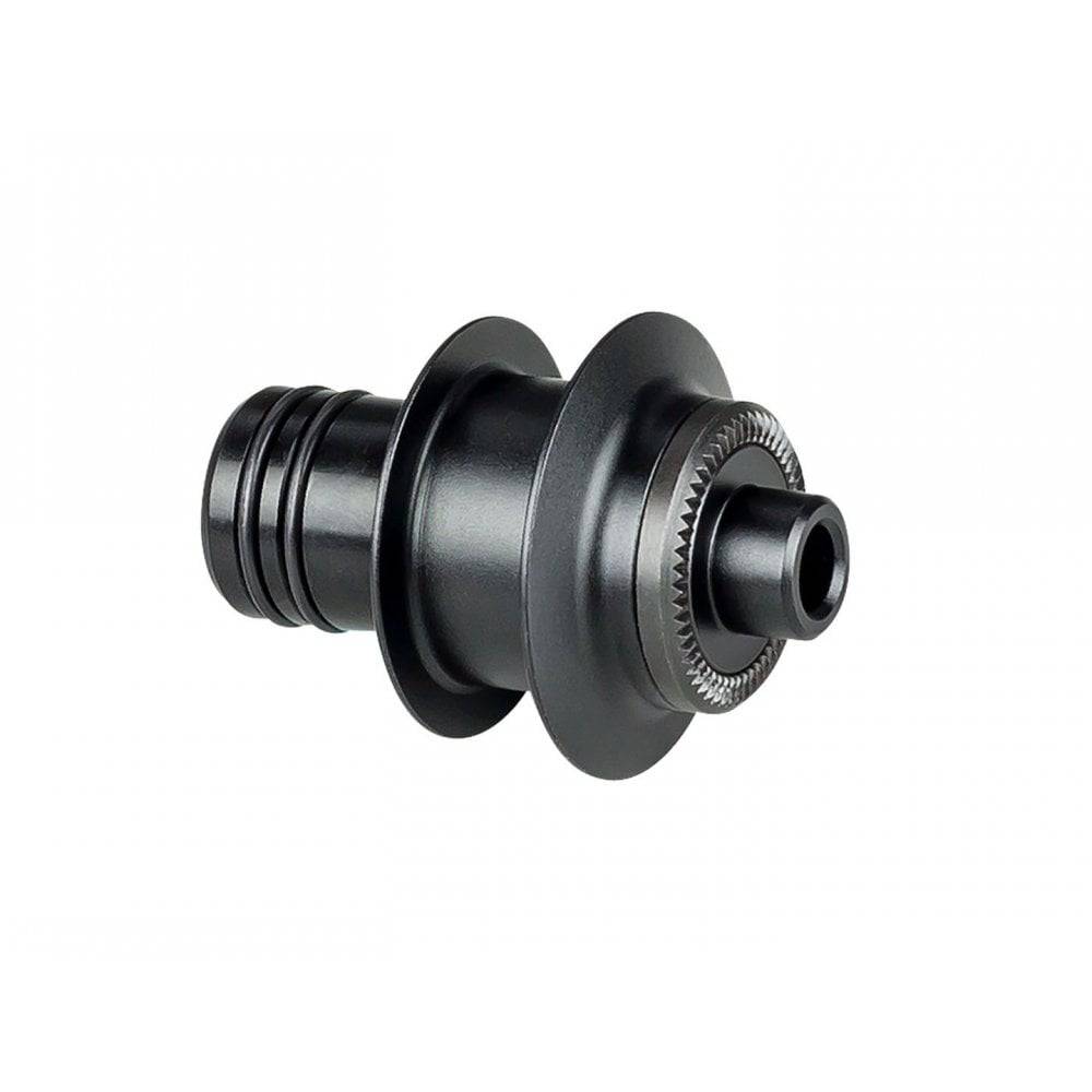 Bontrager DT240 5mm flangeless hub axle end cap in black, for 100mm OLD front or rear bike wheel hubs.