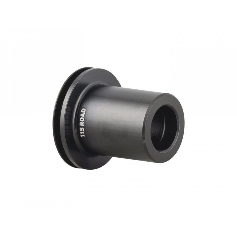 Bontrager DT350 Road 12mm non-drive rear axle end cap in black, 142mm old hub spacing, for bicycle wheel components.