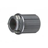 Bontrager DCL-141Q 10/11-speed freehub body for 141mm OLD cassette compatibility, black bike component on a white background.