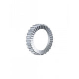 Silver Bontrager Ratchet EXP 36-Tooth Rear Hub Star Ratchet for 142mm OLD, bicycle component with precision gearing.