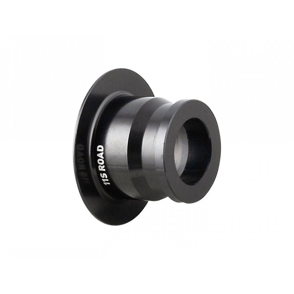 Black Bontrager Ratchet EXP Road 12mm Shimano drive side axle end cap for 142mm OLD, suitable for bike components.