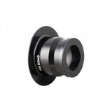 Black Bontrager Ratchet EXP Road 12mm Shimano drive side axle end cap for 142mm OLD, suitable for bike components.