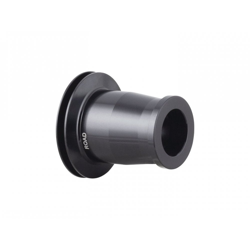 Bontrager Ratchet EXP Road disc brake hub 12mm non-drive axle end cap in black, 142mm size, for bicycle components.