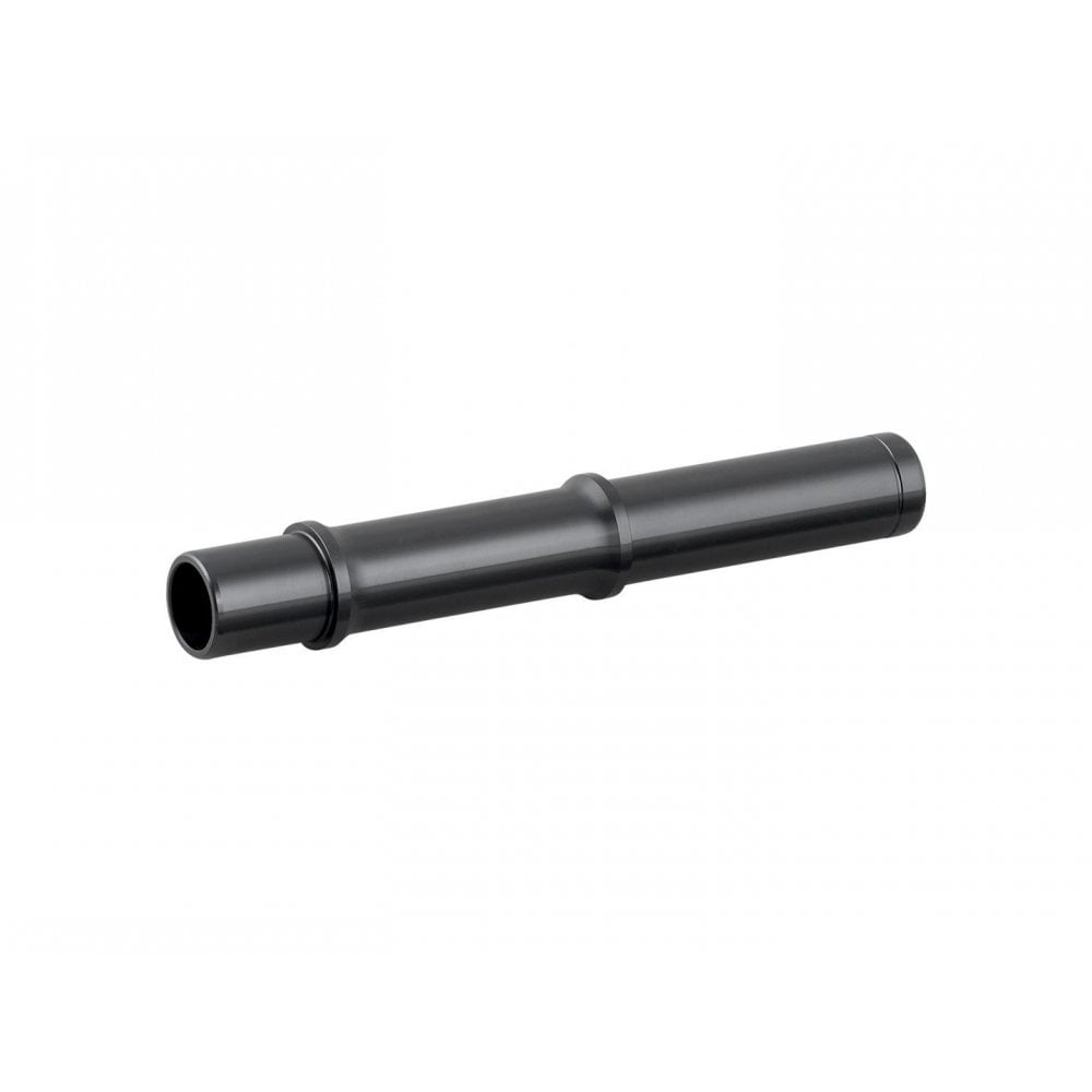 Bontrager Ratchet EXP 142mm rear axle for road disc brake hubs, black, component for bicycle maintenance and repair.