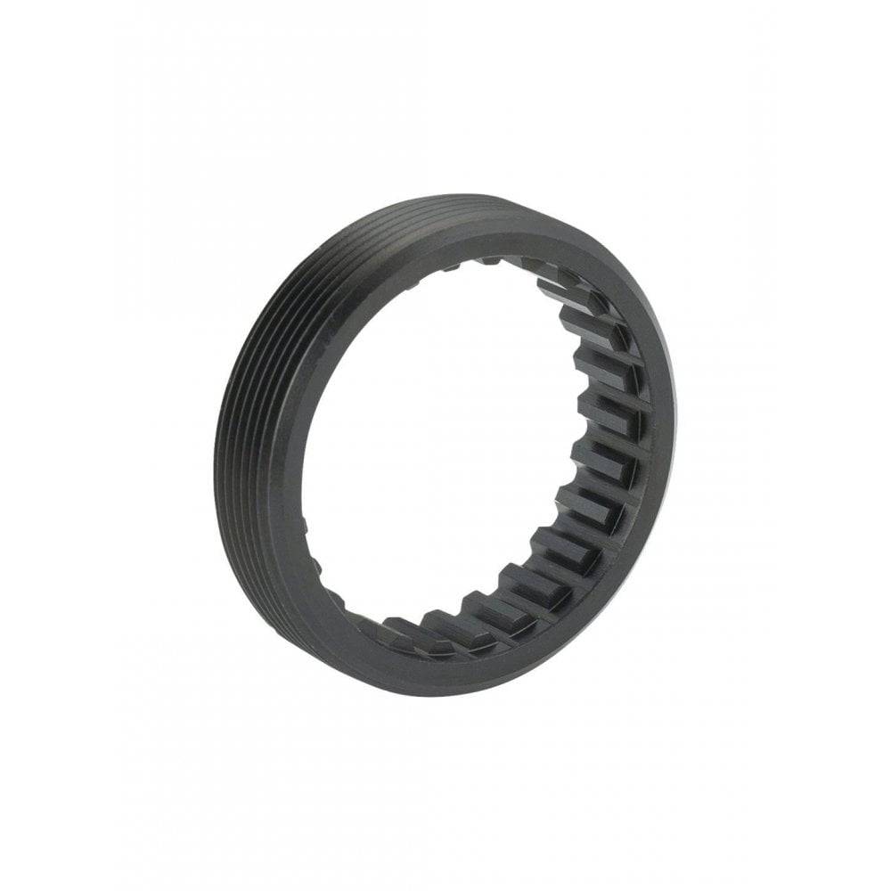 Bontrager DT240 rear hub aluminum ring nut in grey for 130/135mm OLD bike wheel replacement component