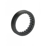 Bontrager DT240 rear hub aluminum ring nut in grey for 130/135mm OLD bike wheel replacement component