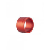 Bontrager Ratchet EXP 15mm x 15mm spacer for DT Ratchet EXP hubs, shown in red, used in bicycle wheel components.