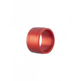 Bontrager Ratchet EXP 15mm x 15mm spacer for DT Ratchet EXP hubs, shown in red, used in bicycle wheel components.