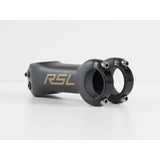 Bontrager RSL stem with Blendr mounts for Garmin, GoPro, and accessories, showing a sleek bike component with mounting options.