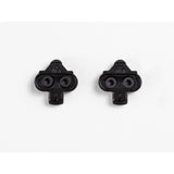 Bontrager MTB clipless pedal cleat set in black, compatible with 2-bolt SPD mountain bike pedals, for secure cycling footwear attachment.