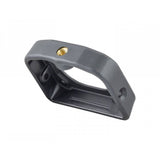 Black Trek Fuel EXe lower battery end cap replacement part for 2023-2024 mountain bikes, shown in the image.