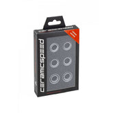 Trek Bontrager Aeolus RSL CeramicSpeed coated hub kit for road cycling wheels, black component with intricate hub details.