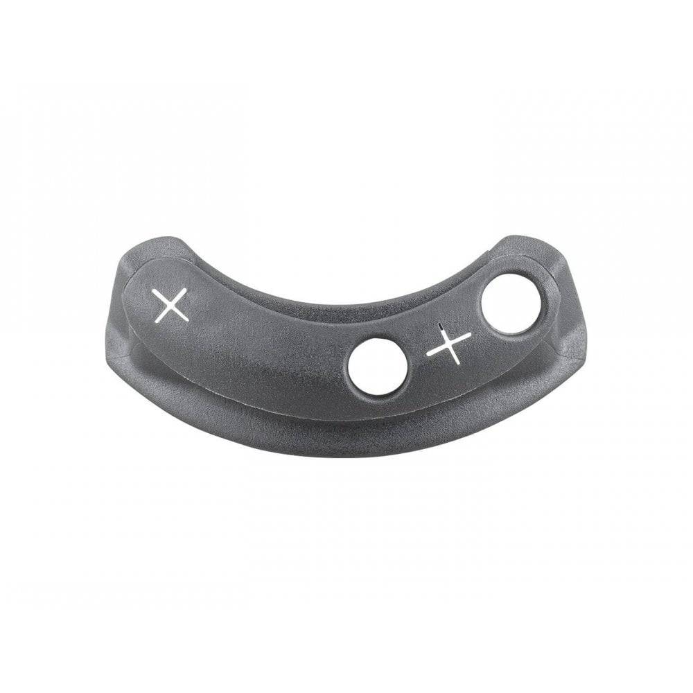 Black Trek Checkpoint SL/R head tube cable guide with integrated frame routing cap grommet for bike components.