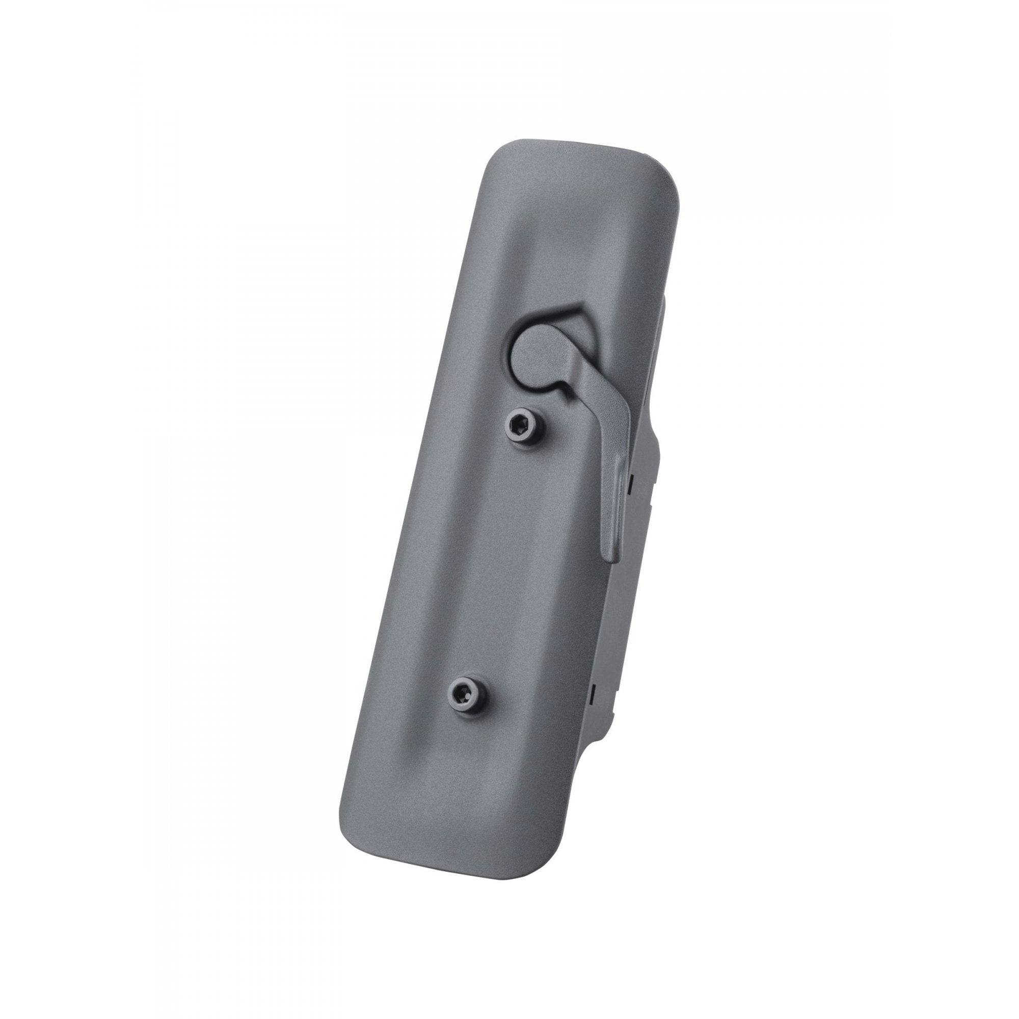 Trek 2022 Top Fuel 29 black downtube storage door assembly, bike component replacement with protective cover.