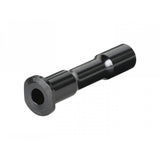 Trek Fuel EXe 2023-2024 black main pivot axle M8 x 80.5mm for bike components, showing the replacement part in close-up.