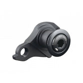 Trek Universal ABP rear derailleur hanger in black for thru axle drive side, bicycle component replacement.