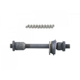 Trek Bontrager approved front center lock hub axle kit in silver and black, 100mm old spacing, bicycle wheel component.