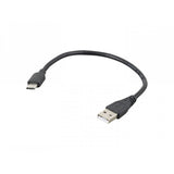 Bontrager USB Type-C charging cable for bike lights, 230mm black durable cable for reliable power and connectivity