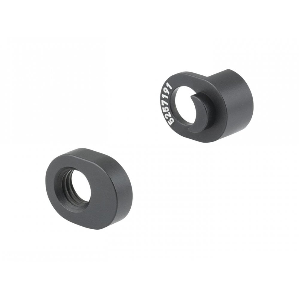 Trek 2022 Top Fuel 29 lower shock nut and washer kit, suspension maintenance components, with metal nuts and washers.