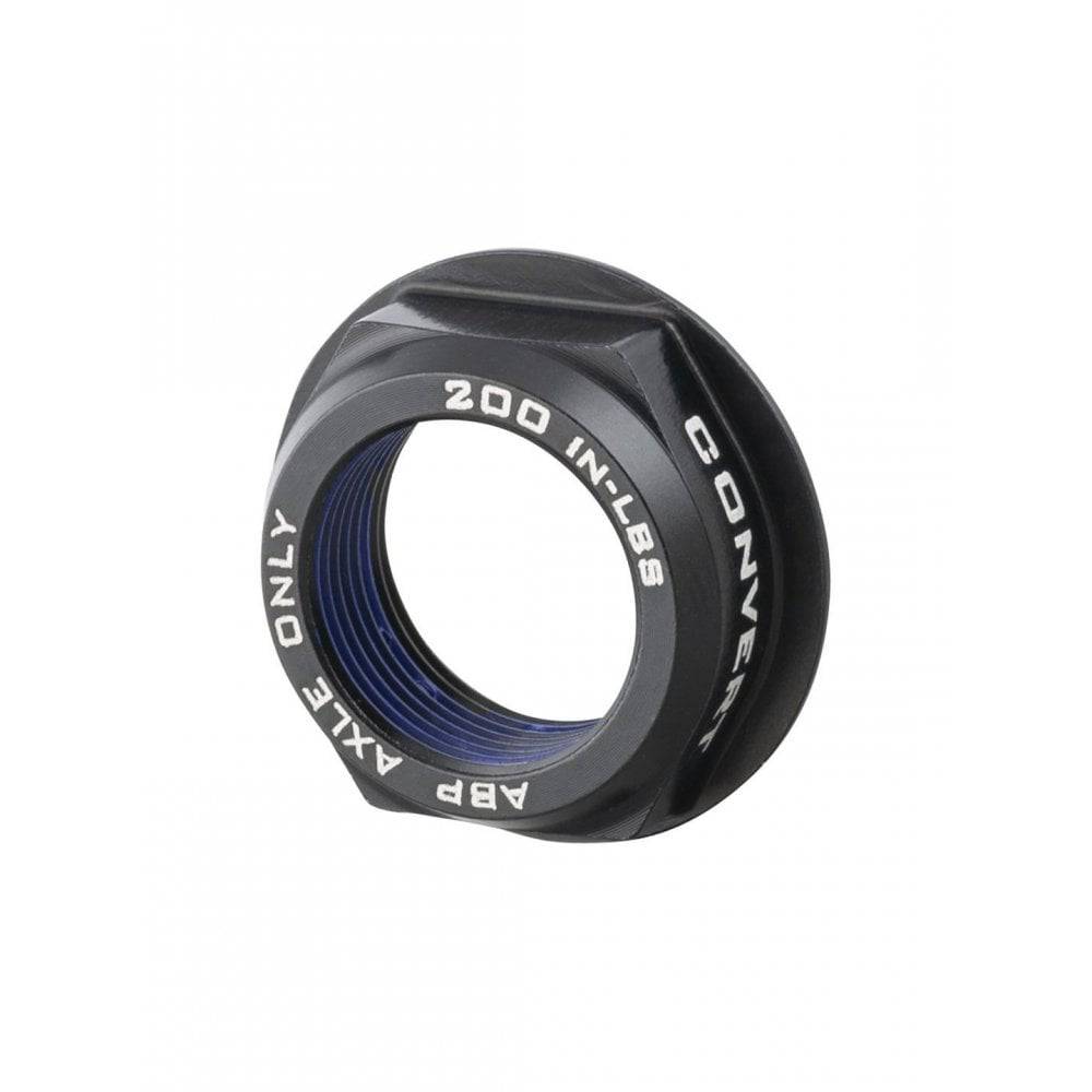 Trek ABP Convert Non-Drive Side Nut Adapter in black for rear derailleur hanger replacement, component bike part.