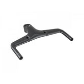 Trek 2022 Speed Concept TT basebar, 380mm low rise black aerodynamic handlebar for time trial bikes.