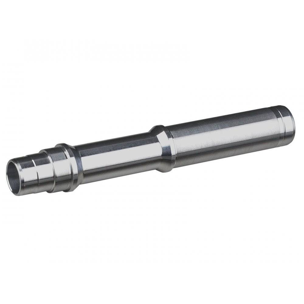 Bontrager Rapid Drive 108 silver axle for 142mm old front or rear bike wheel replacement, component for bicycle drivetrain.