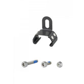 Bontrager NCS Alloy rear fender hanger in grey for bikes, 35mm size, durable bike accessory with a sleek metal design
