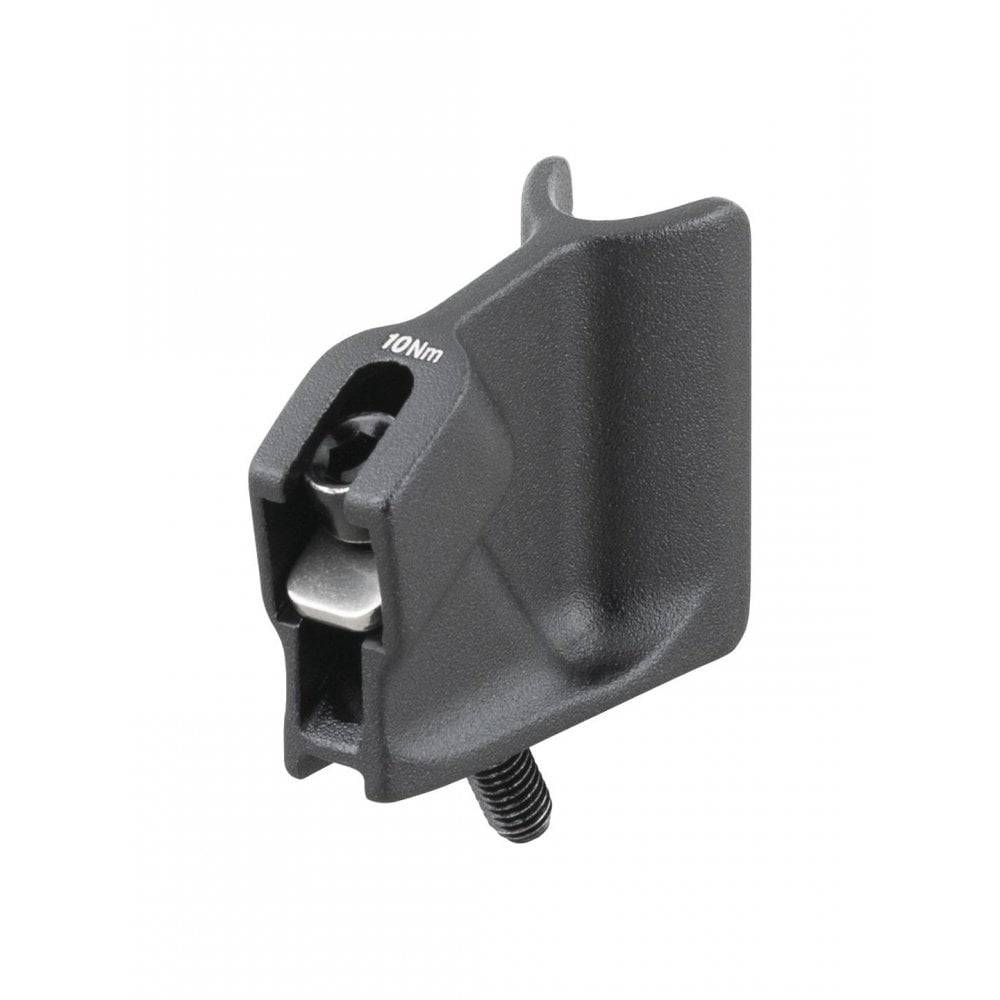 Trek Speed Concept SLR seatpost binder assembly in black, showing secure fit clamp for bicycle components.