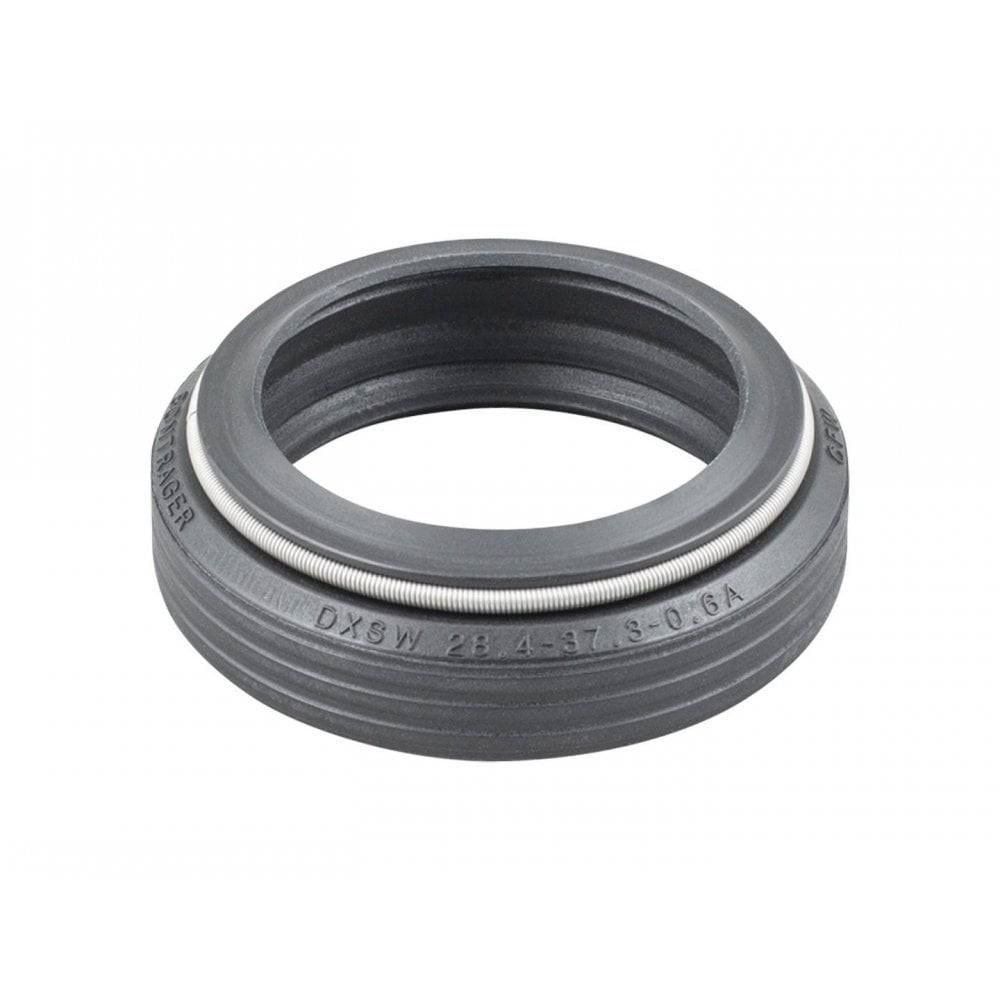 Bontrager Line Elite 34.9mm dropper post dust seal replacement in black, component for bike suspension systems.