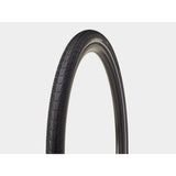 Bontrager H2 Hard-Case Lite bicycle tyre with puncture protection and reflective sidewalls, designed for durable cycling performance.
