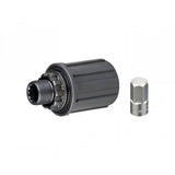 Bontrager SSR/Superstock/Select 8-10 speed freehub body in black, compatible with 130/135mm OLD, for bicycle wheel components.