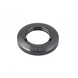 Black Trek Slash AL Knock Block V2 top bearing cover for headset, showing detailed component design and branding.