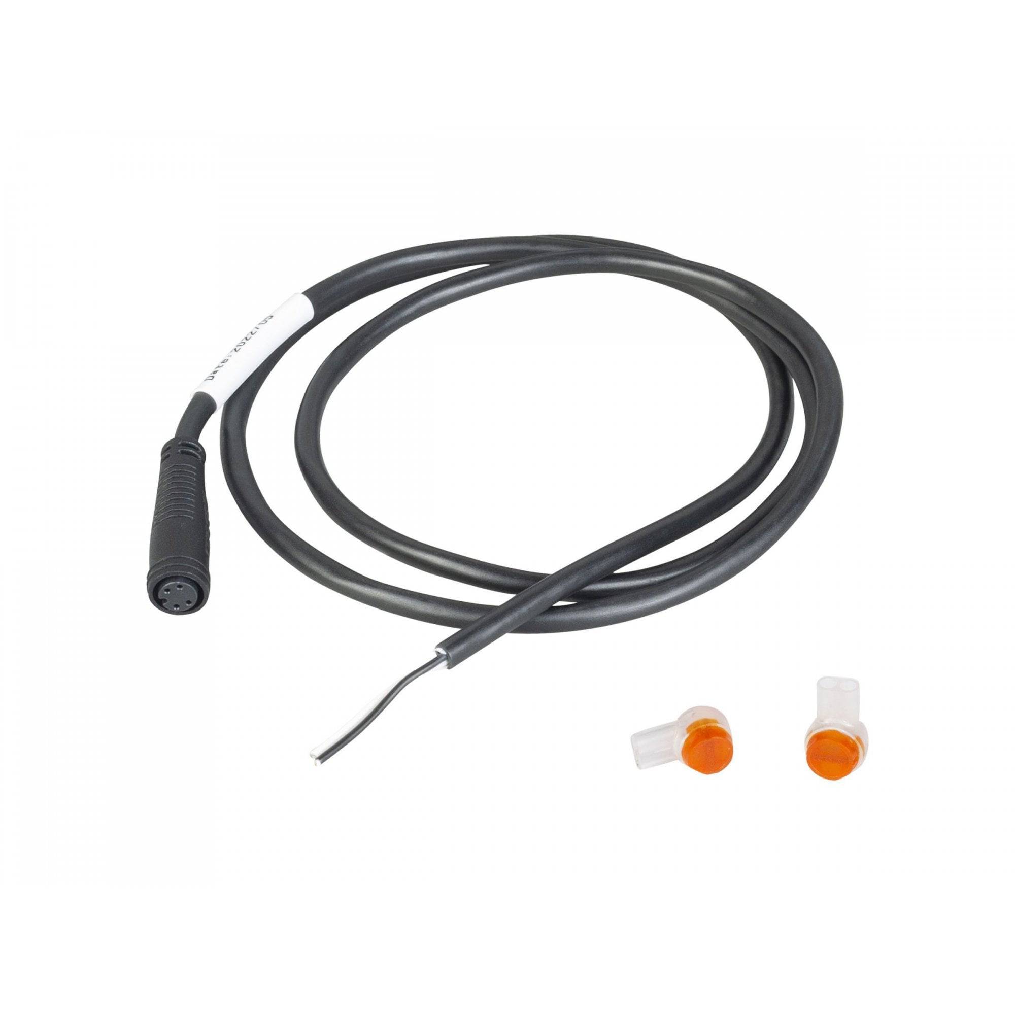 Black TQ Smart Box AXS Adapter Cable for E-Bike Transmission Systems, showcasing its connectors and compact design.