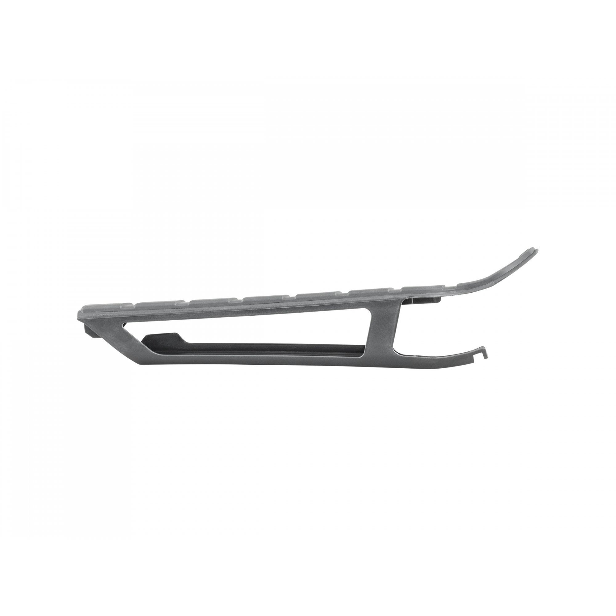 Trek Fuel EX 29 aluminum chainstay armor in black, providing frame protection for mountain bike components.
