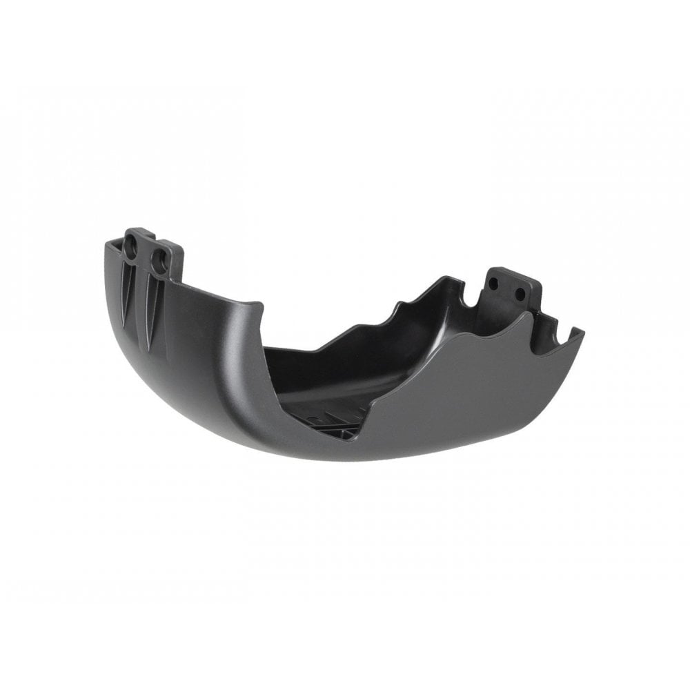 Trek Powerfly HT motor armor black protective cover shielding the bike's motor for durability and protection.
